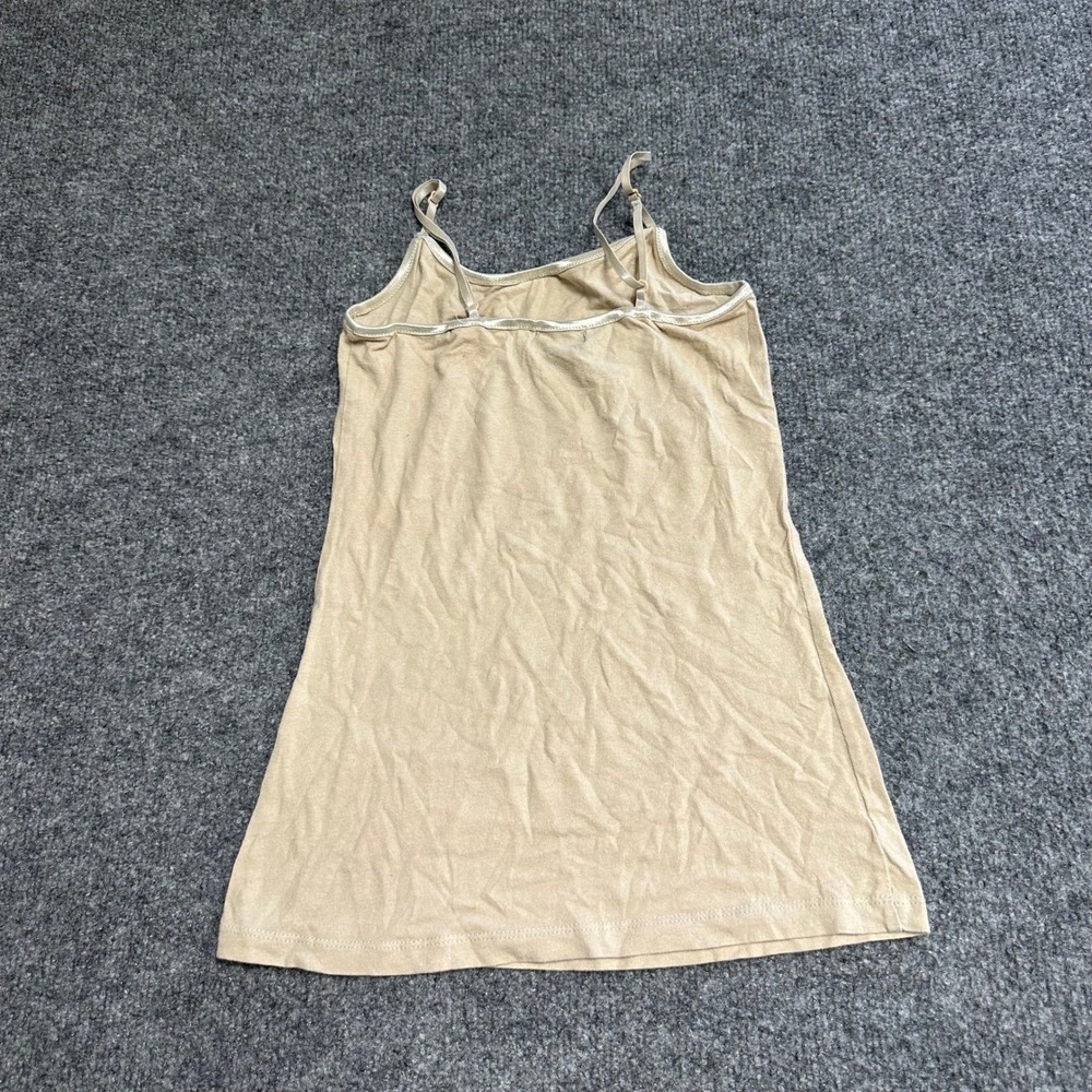 Wet Seal Cami Womens Size S Beige Tan Adjustable Strap Stretch Layering Top